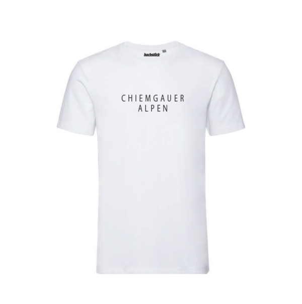 Hochstück – Chiemgauer Alpen – T-Shirt - Weiss