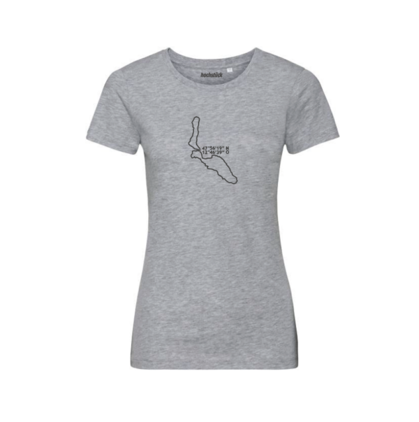 Hochstück - Waginger See - Frauen T-Shirt - Grau