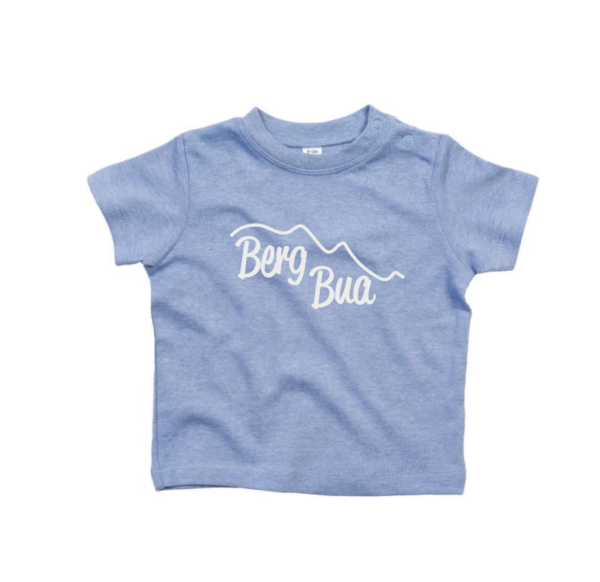 Baby T-Shirt - Berg Bua- Blau